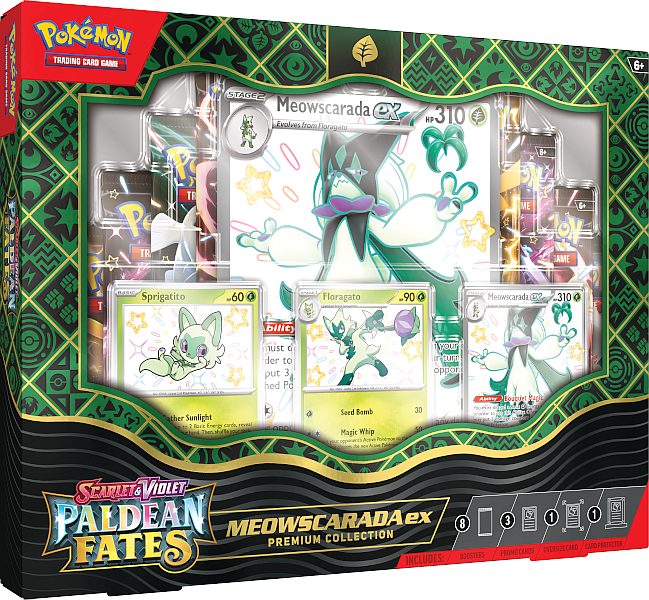 Pokémon TCG Paldean Fates Premium Collection ( Mewscarada )