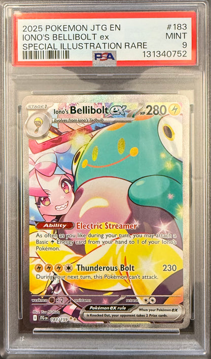 PSA 9 -Iono's Bellibolt EX JTG 183