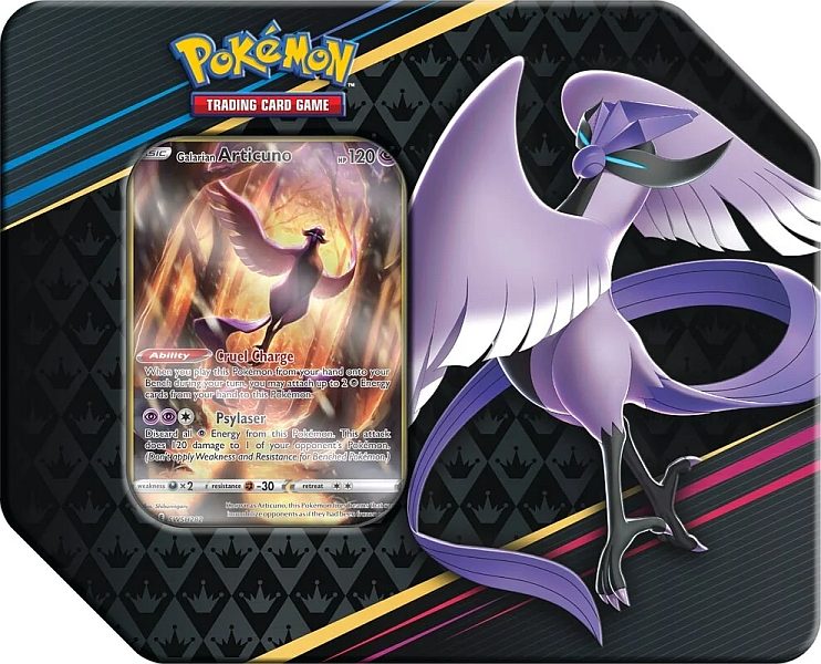 Pokémon TCG Crown Zenith ( Articuno ) US Tin