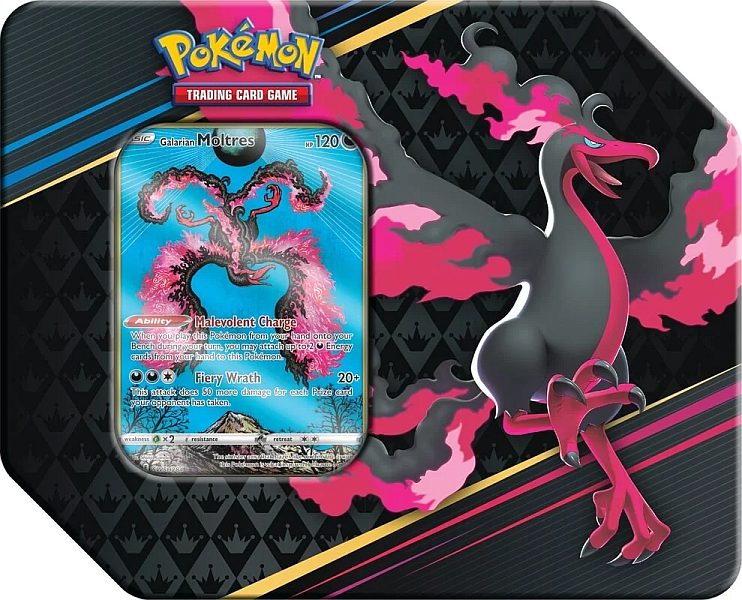 Pokémon TCG Crown Zenith ( Moltres ) US Tin