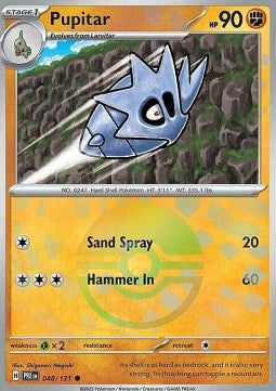 Pupitar Enkeltkort (Pokeball) - PRE048