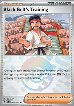 Black Belt's Training Enkeltkort (Pokeball) - PRE098/131