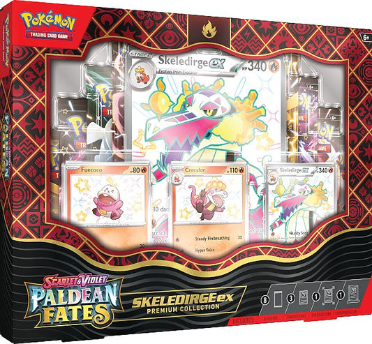 Pokémon TCG Paldean Fates Premium Collection ( Skeledirge )