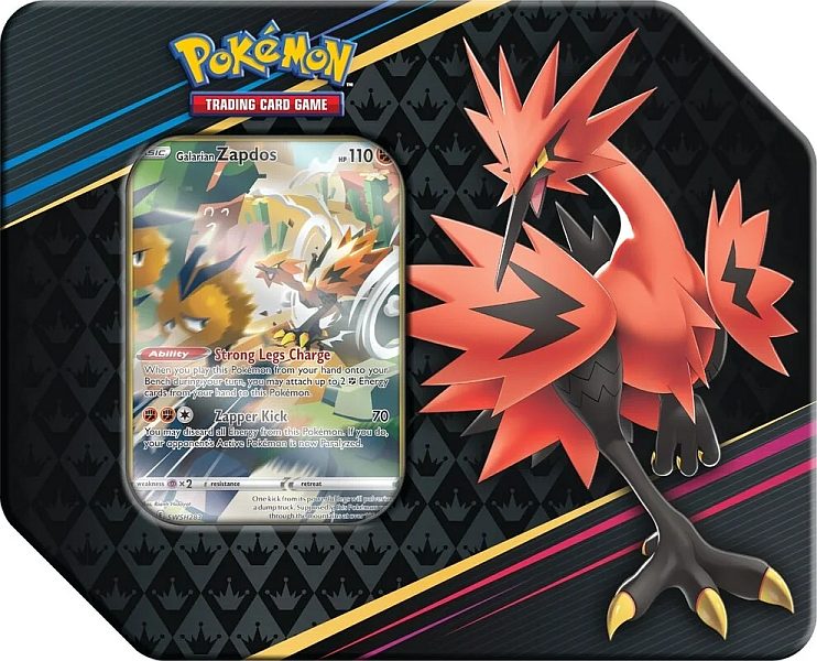Pokémon TCG Crown Zenith ( Zapdos ) US Tin
