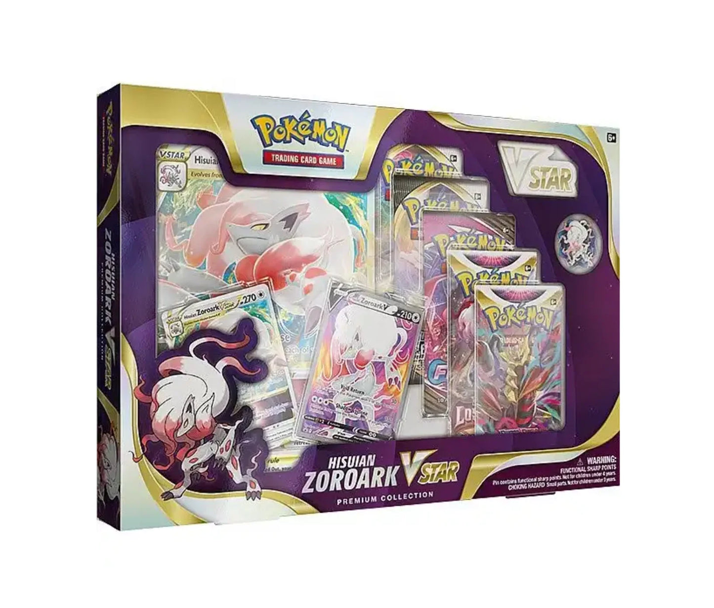 Pokémon TCG Hisuian Zoroark V-Star Premium Collection
