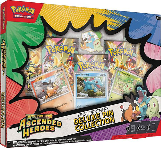Pokémon TCG Ascended Heroes - First Partners Deluxe Pin Collection